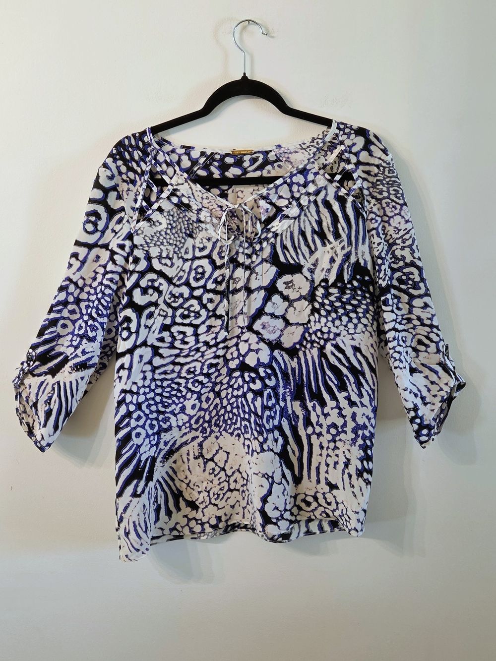 Rebecca Minkoff Abstract Print Blouse